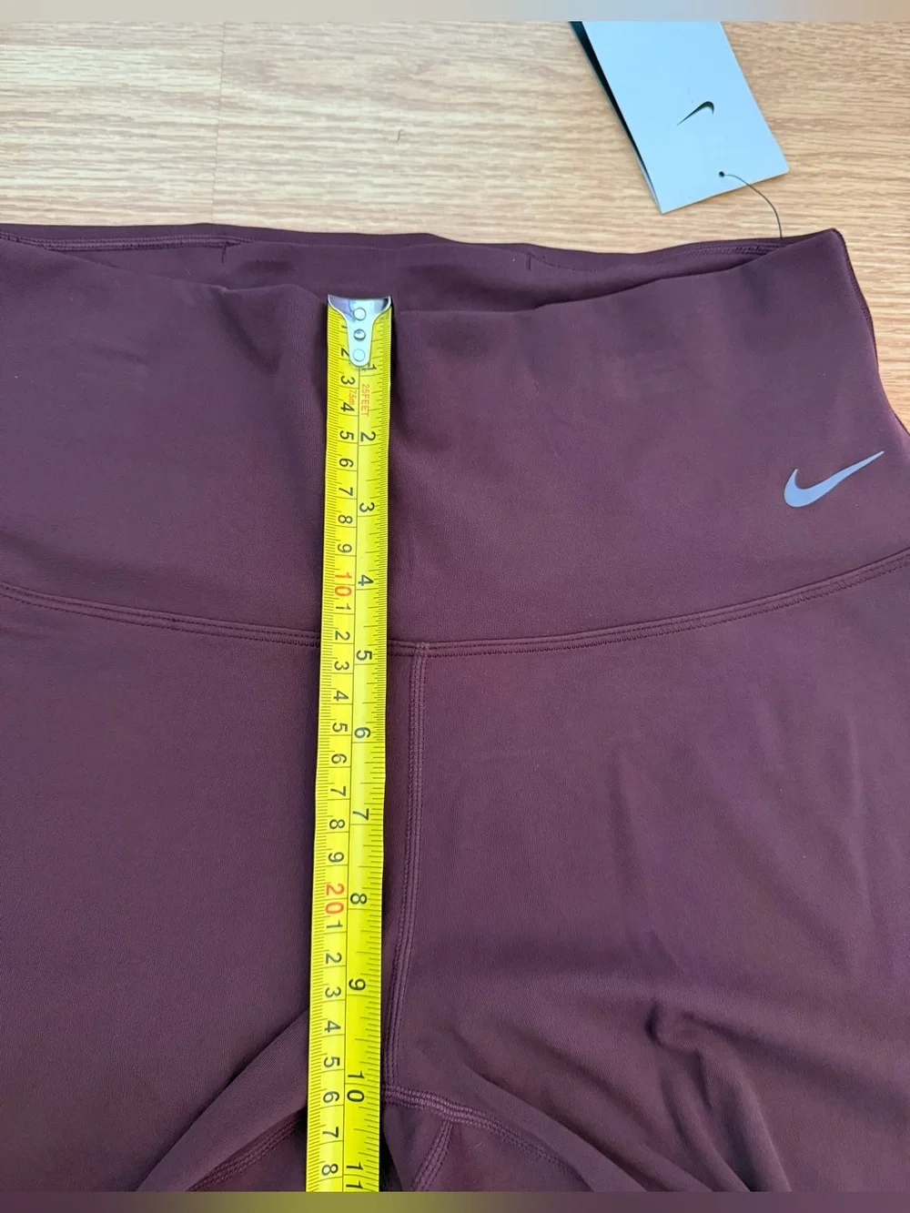 Nike Zenvy Women’s L Full Length (flare) Legging - dark plum color - NWT